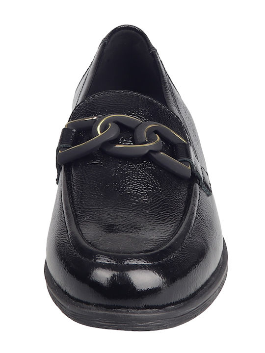Λουστρίνι Γυναικεία Loafers σε Μαύρο Χρώμα