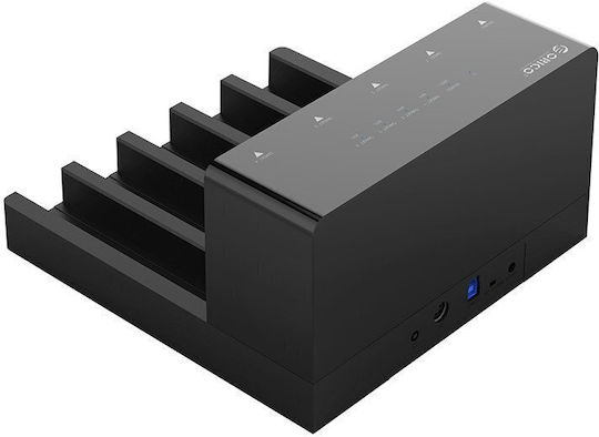 Orico Docking Station for 5 Hard Drives SATA 3.5" with Connection USB 3.0 (6558US3-C-EU-BK1)