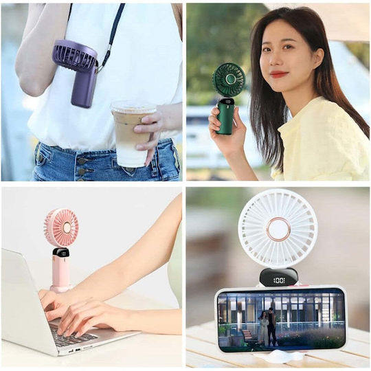 Handgehaltenes USB-Ventilator Klappbar Lila