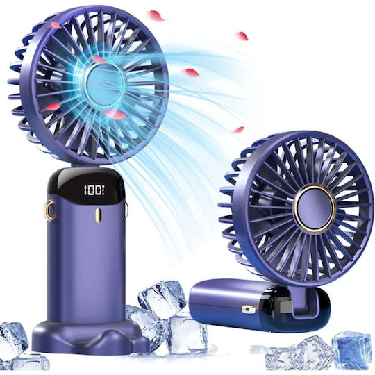 Handgehaltenes USB-Ventilator Klappbar Lila