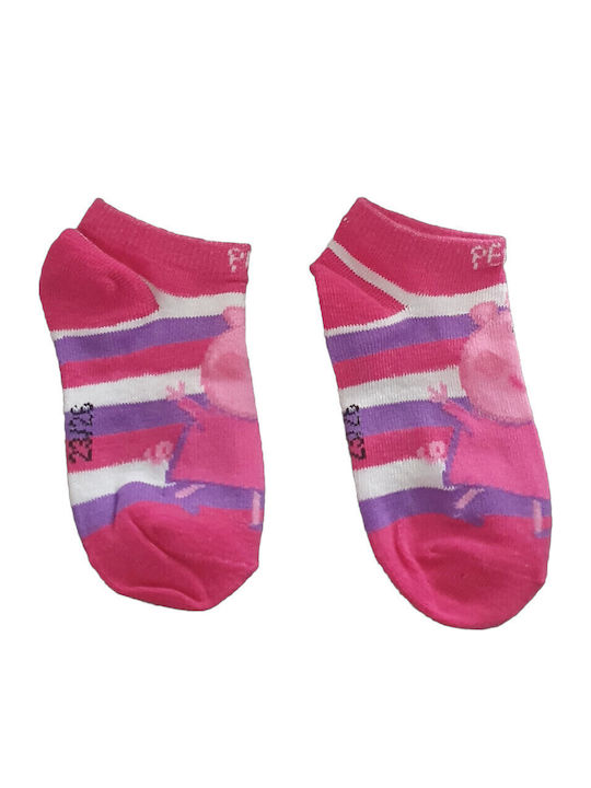 Peppa Pig Kids' Ankle Socks Pink