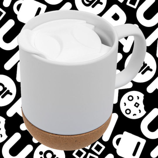 Koupakoupa Zodiac Gemini Mug Ceramic with Lid 330ml