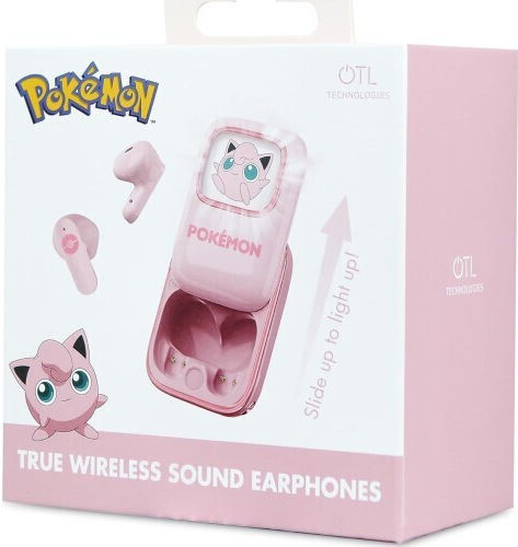 OTL Jiggly Puff Slide In-ear Bluetooth Handsfree Ακουστικά με Θήκη Φόρτισης Ροζ