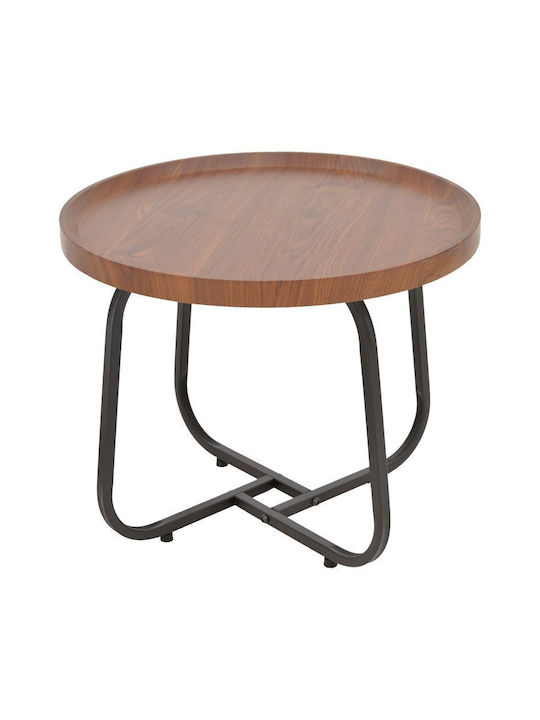 Round Coffee Table Crismory Wooden Coffee L70xW70xH46.5cm.