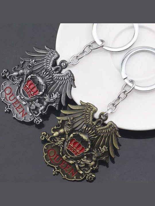 Χρυσό Μπρελοκ Queen Κόκκινες Λεπτομέρειες Queen Gold Keychain Red Details Molfs Χρυσό Μπρελοκ Queen Κόκκινες Λεπτομέρειες Queen Gold Keychain Red Details Molfs