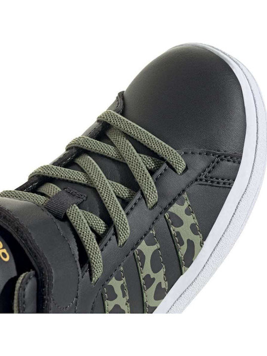 GRAND COURT Παιδικά Sneakers High με Σκρατς Ασημί