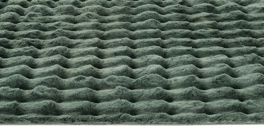 Tzikas Carpets Fuzzy 26164-041 Rug Rectangular Shaggy Furry Green