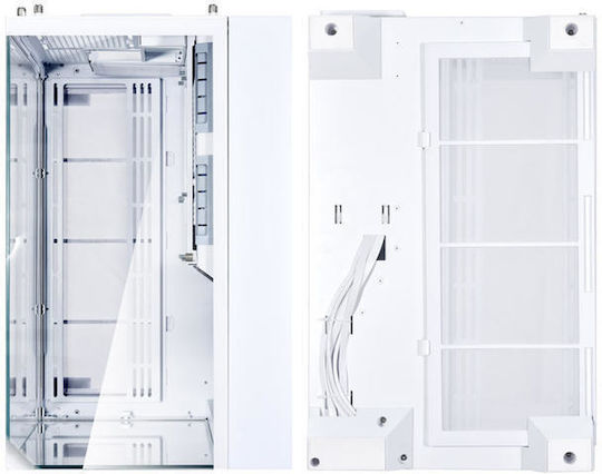 Lian Li O11 Vision Gaming Midi Tower Κουτί Υπολογιστή με Πλαϊνό Παράθυρο Λευκό