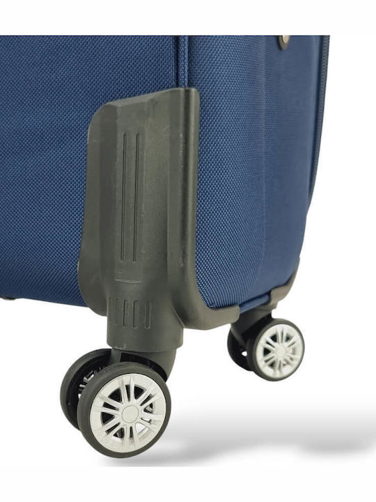 Playbags Голям Куфар Синьо с 4 колела Височина 75см. ps8024-24