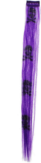 Purple Skull Hair Highlights