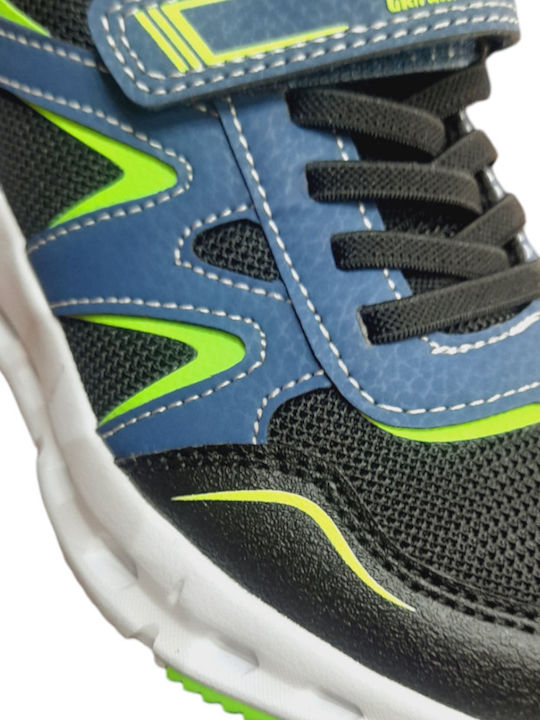 Παιδικά Sneakers με Σκρατς Μαύρο