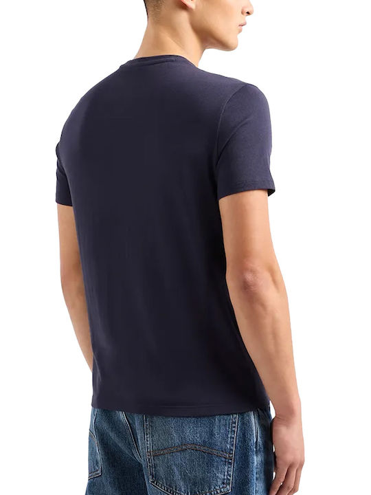 Armani Exchange Men's Short Sleeve T-shirt Blue