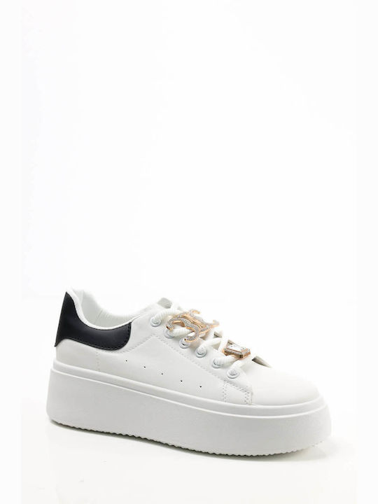 Ligglo Femei Sneakers White / Black