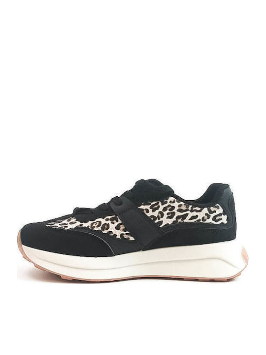 Γυναικεία Flatforms Sneakers Μαύρα