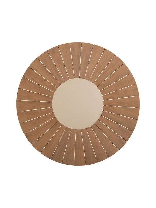 Tisch Stabil Moril Champagne-natural 120x120x74cm
