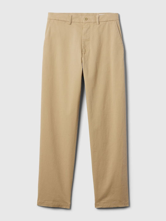 Trousers in Baggy Line khaki