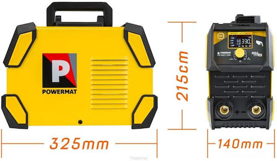 Powermat Sudură Inverter TIG / MMA cu Curent Maxim de Sudare 330A și Ciclu de Lucru 100%