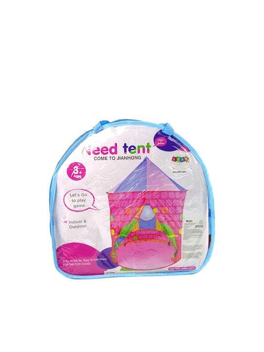 Lean Toys Παιδική Σκηνή Κάστρο Ροζ για 3 χρονών και άνω