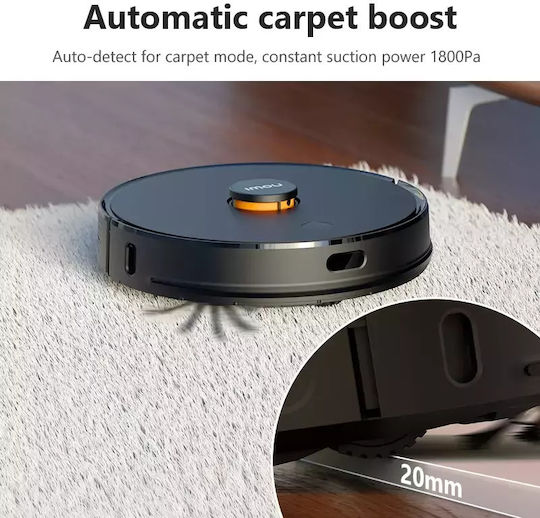 Imou L11 PRO MAX Roboterstaubsauger zum Saugen & Wischen mit Kartierung und Wi-Fi Schwarz