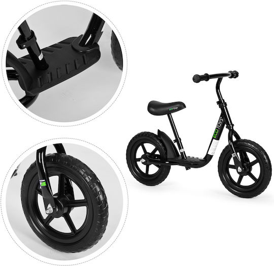 Ecotoys Bicicletă de Echilibru pentru Copii Negru