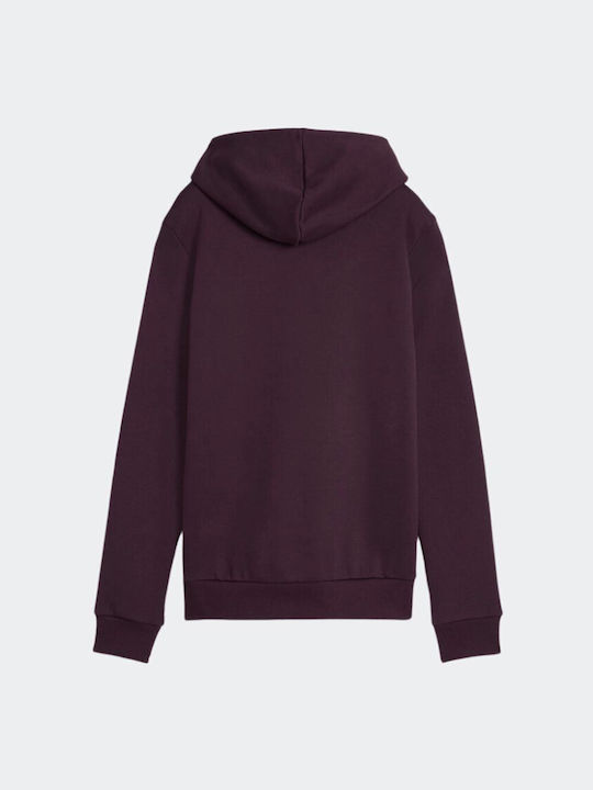 Puma Ess+ Women's Hooded Sweatshirt Purple