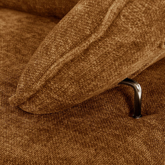 Eck Sofa Bett mit Linker Ecke Keramidi 283x188x100cm
