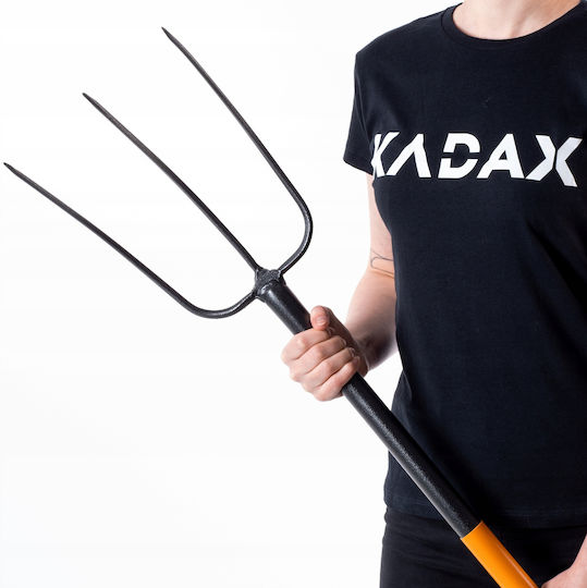 Kadax 26181 Gartenrechen Bogenharke mit Stiel