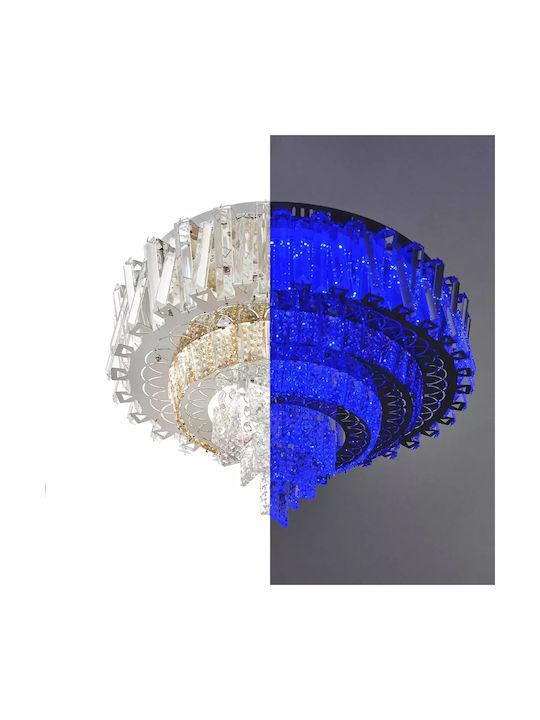 Ceiling Mount Light Blue with Integrated LED