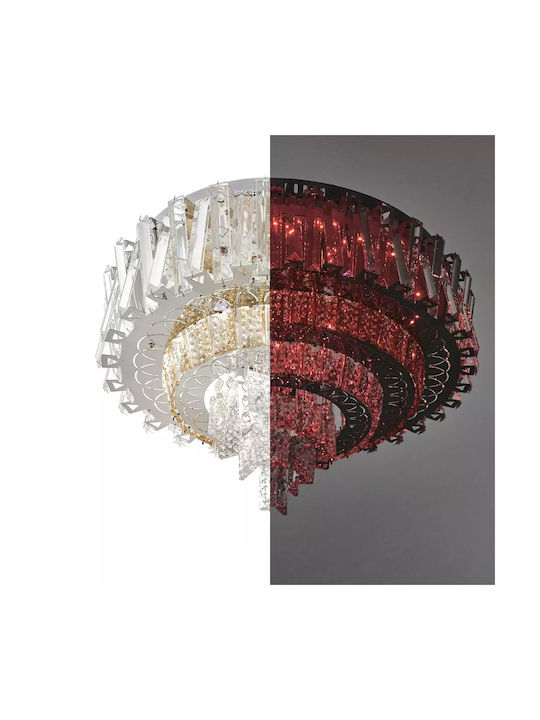 Ceiling Mount Light Blue with Integrated LED