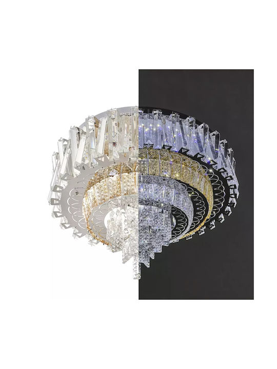 Ceiling Mount Light Blue with Integrated LED