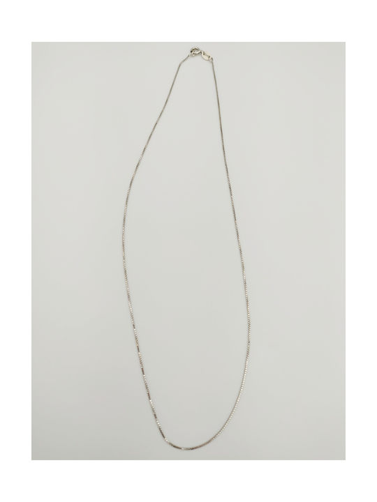 Silver Chain Neck Length 40cm