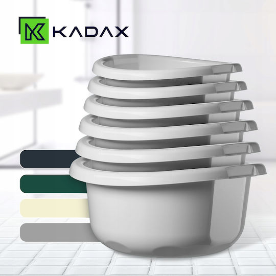 Kadax Schüssel Rund Kapazität 5Es Gray