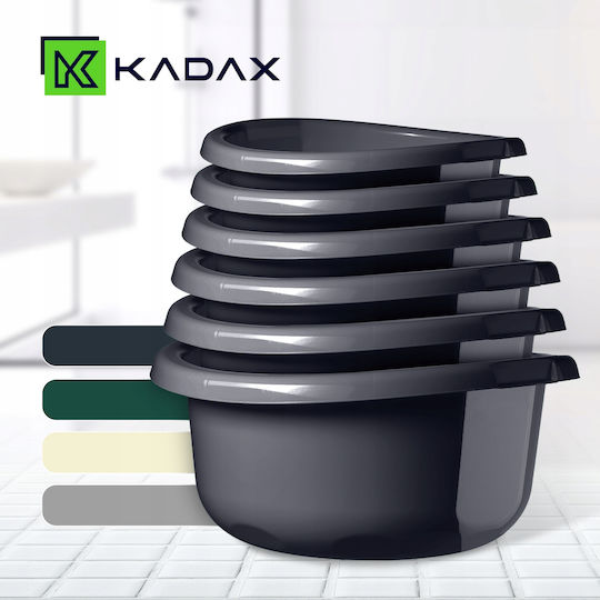 Kadax Леген Кръгла Вместимост 11лт Сив