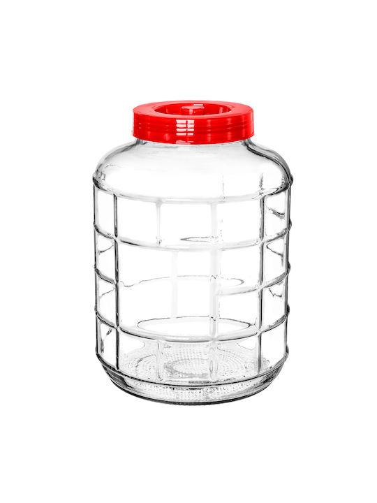 Kadax Set 1pcs Jars General Use with Lid Glass 8000ml