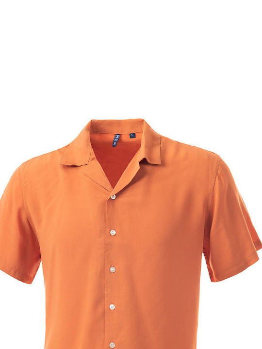 Sos Men's Shirt Short Sleeve Orange