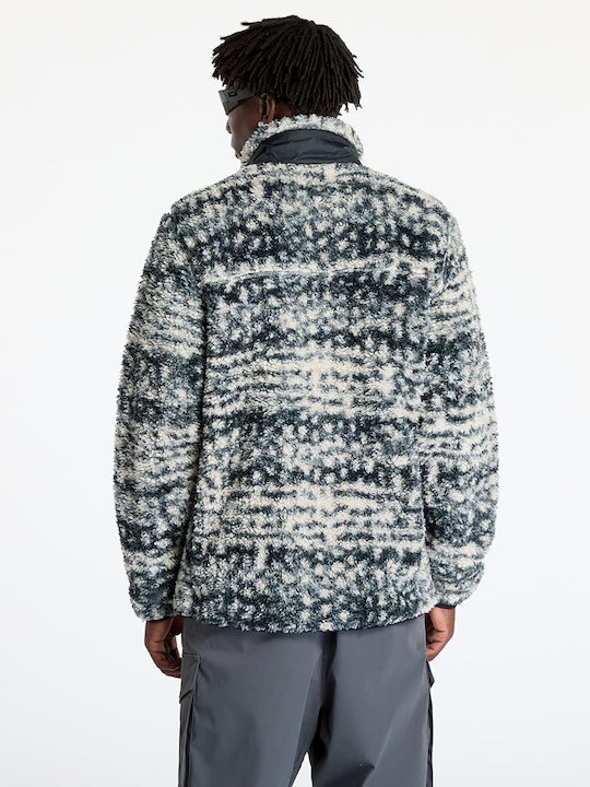 Winter Pass Men's Fleece Cardigan Dark stone