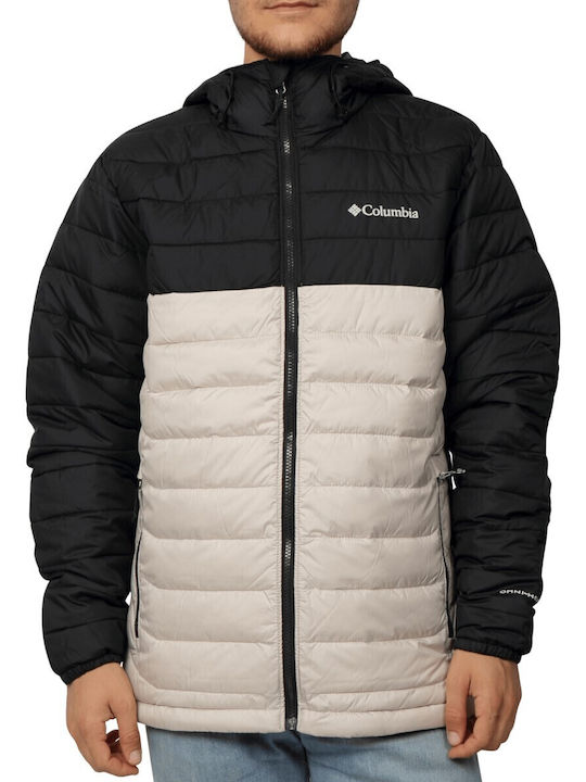 Powder Lite Ii Winter Jacket Puffer Black, Ecru