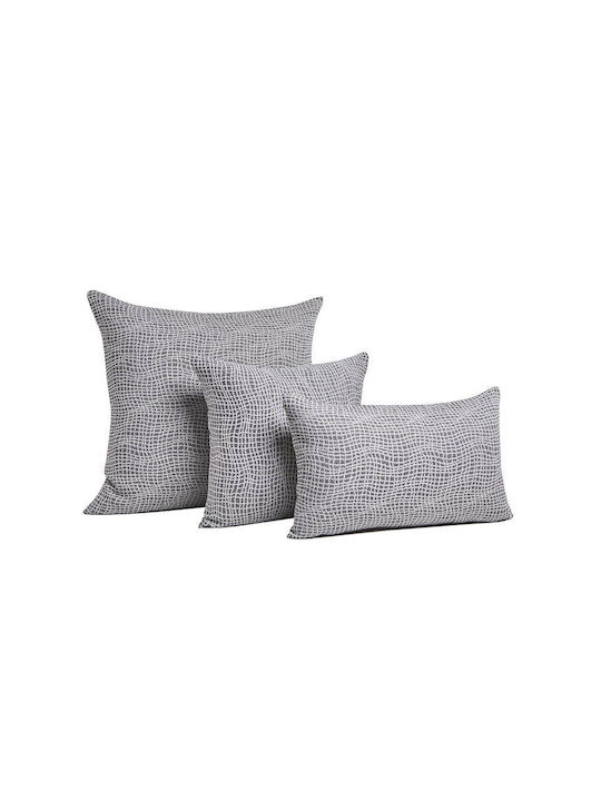 Bed&Bath Bed&Bath Decorative Pillow Case 100% Cotton Gray 57x57cm