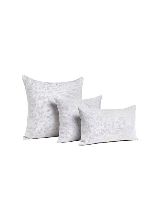 Bed&Bath Decorative Pillow Case from 100% Cotton White 57x57cm