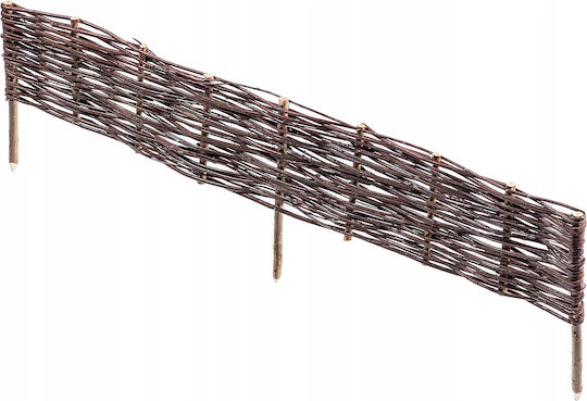 Kadax Gartenbordüre in Braun Farbe 20cm x 1.2m