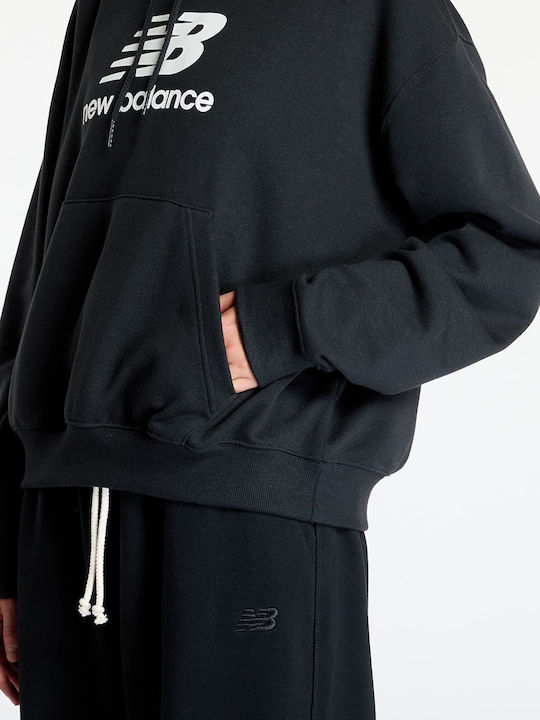 Essentials Γυναικείο Φούτερ με Κουκούλα Black
