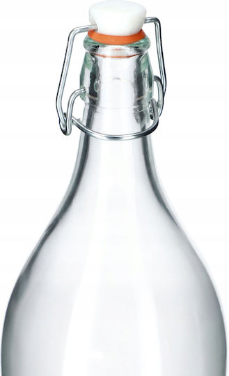 Kadax Bottiglia Grătare comerciale Sticlă con tappo in sughero Transparent 2000ml 3 pezzi