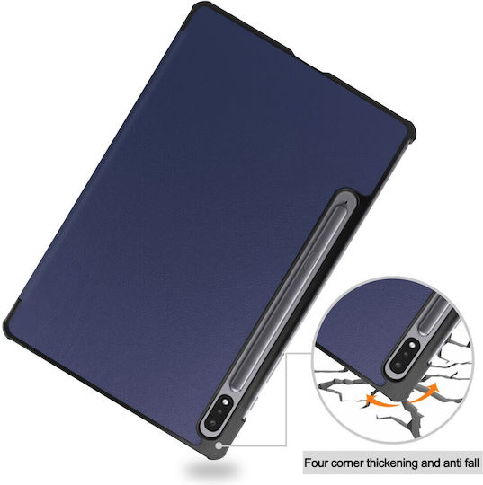 Husă Flip Cover Galaxy Tab S8 cu Suport pentru Stilou - Albastru Închis Oem