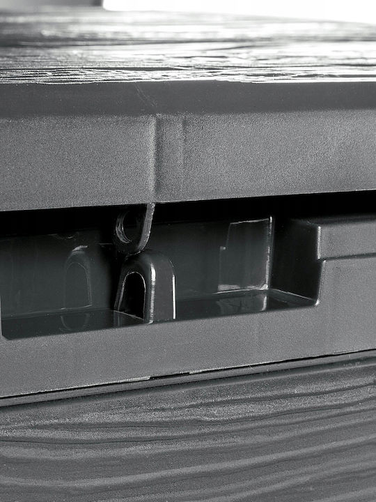 Kadax Outdoor Storage Box 190lt Gray L78xW44xH55cm