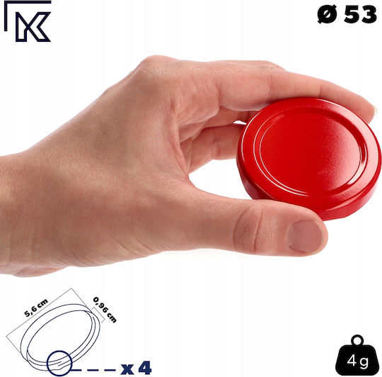 Kadax Borcan Aluminiu cu Capac (100buc)