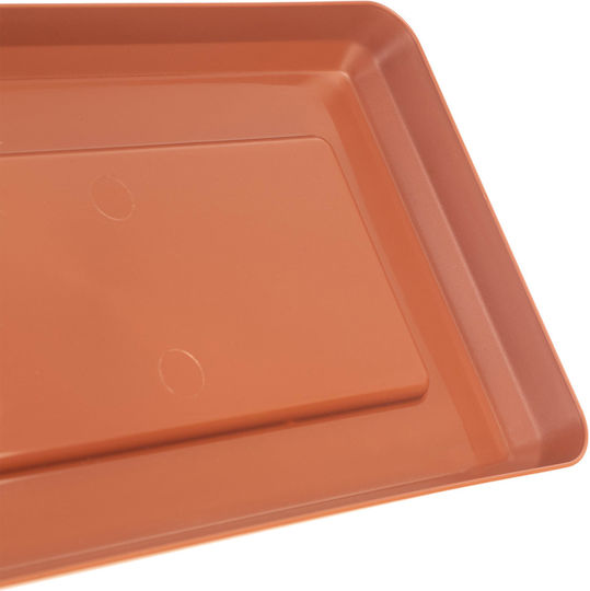 Kadax Πιάτο Γλάστρας Πλαστικό Terracotta 33874