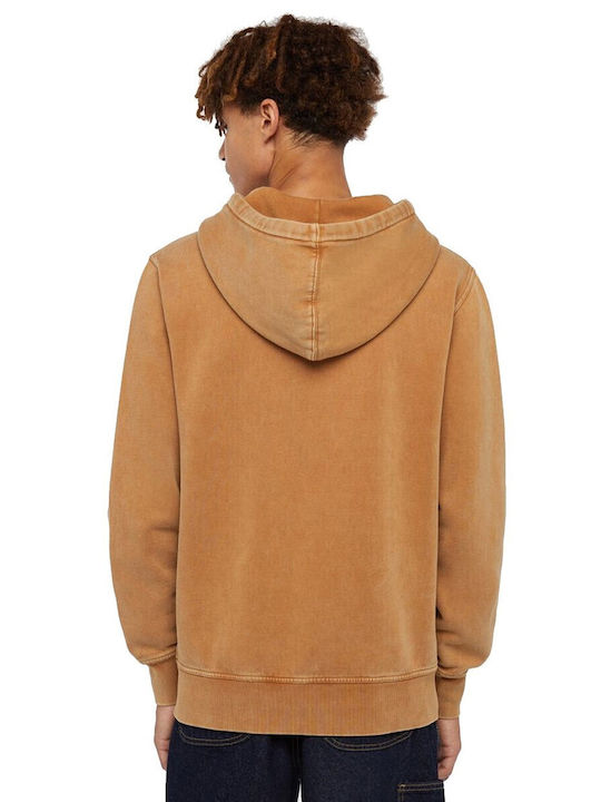 Sweatshirt with Hood Brown