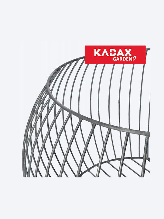 Kadax Übertopf Metall Gray