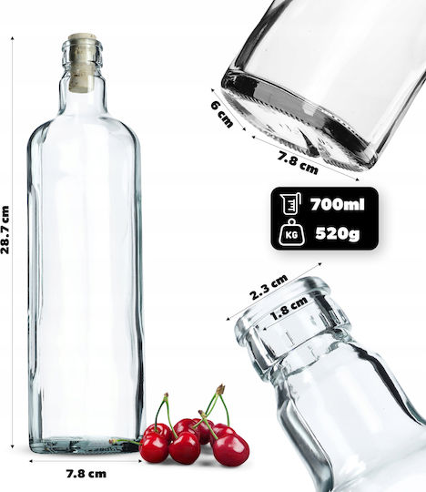 Kadax Glas Flasche 700ml 32899