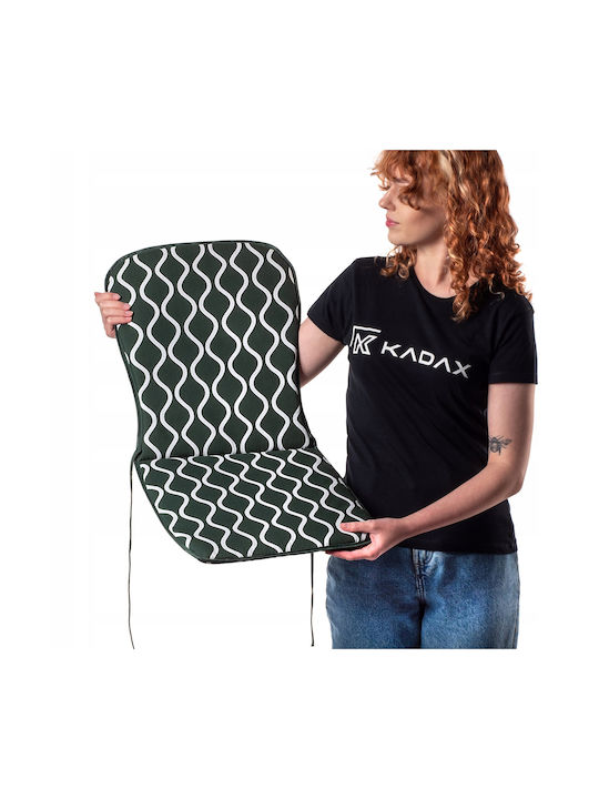 Kadax Garden Chair Cushion with Backrest Green 37x75cm